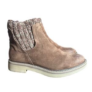 Comfortiva Rawnie Suede Pull On Boots - Size 7 - Brown